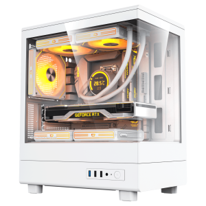 Thùng máy Case DarkFlash DB330M M-ATX – Trắng