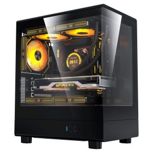 Thùng máy Case DarkFlash DB330M M-ATX – Đen