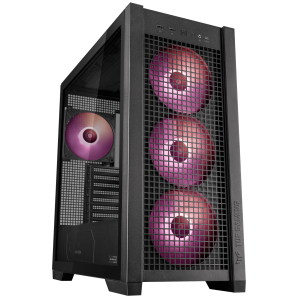 Thùng máy Case ASUS TUF Gaming GT302 ARGB – Black (Kèm sẵn 4 fan)