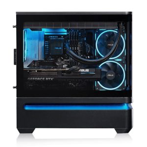 Case ASUS Prime AP202 ARGB – Đen (Kèm sẵn 3 fan ARGB)