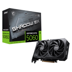 Card màn hình NVIDIA GeForce RTX 5060 MSI SHADOW 2X OC | 8GB GDDR7, 3840 CUDA, 550W