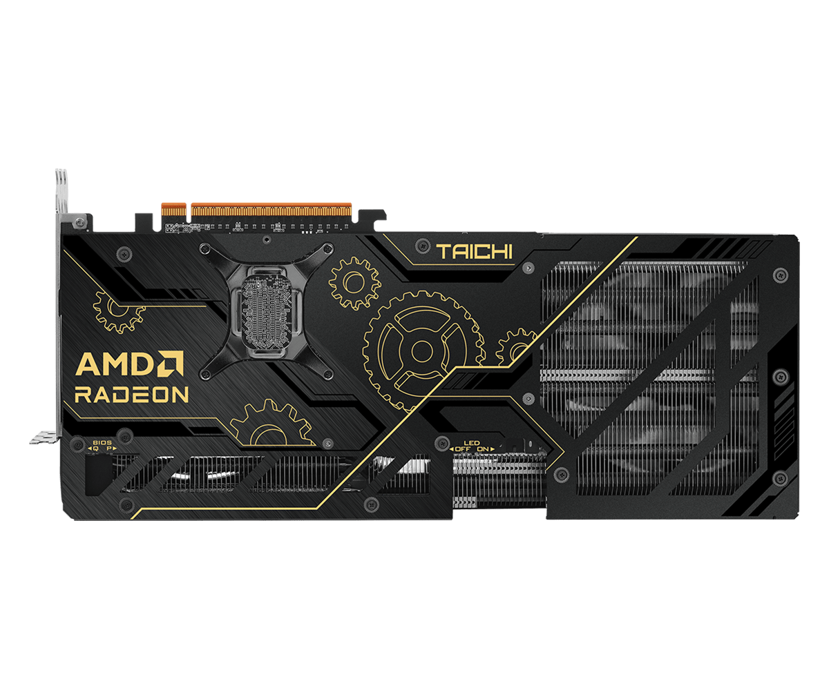 Card màn hình AMD Radeon RX 9070 XT ASRock Taichi OC | 16GB GDDR6, 4096 SP, 850W - Ảnh 3