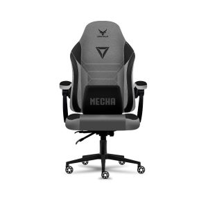 Ghế Gaming Centaur MECHA | Chân xoay kim loại, màu xám vải (Fabric)