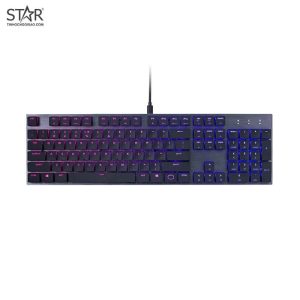 Bàn Phím Cơ Cooler Master SK650 Cherry MX RGB Low Profile Red Switch